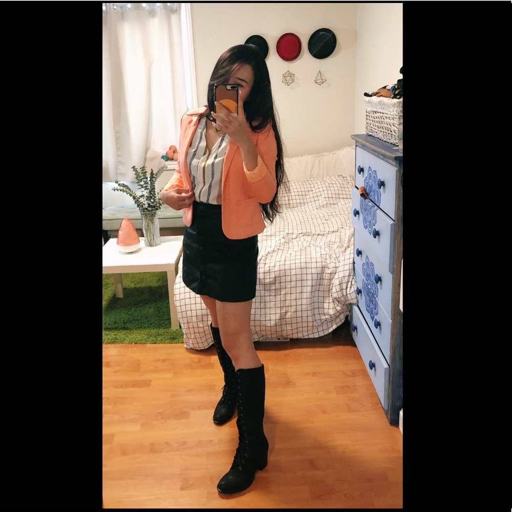 (Sold) H&M Neon Short blazer. Size for 4.